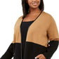 Suéter feminino Charter Club Petite Milano Cotton Completer, marrom, tamanho pequeno