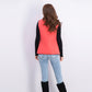 Colete feminino acolchoado com gola alta, tamanho laranja, extra grande, Charter Club