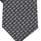 Gravata geométrica masculina Alfani preta tamanho regular