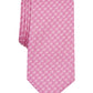 Gravata geométrica masculina Alfani rosa tamanho regular