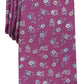 Gravata floral skinny Glencoe masculina Bar III roxa tamanho regular