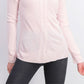 Karen Scott Suéter Feminino Petite Cable-Knit Gola Redonda Rosa Gelo Tamanho Petite Grande