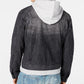 Jaqueta jeans masculina American Rag Slate, cinza, tamanho pequeno