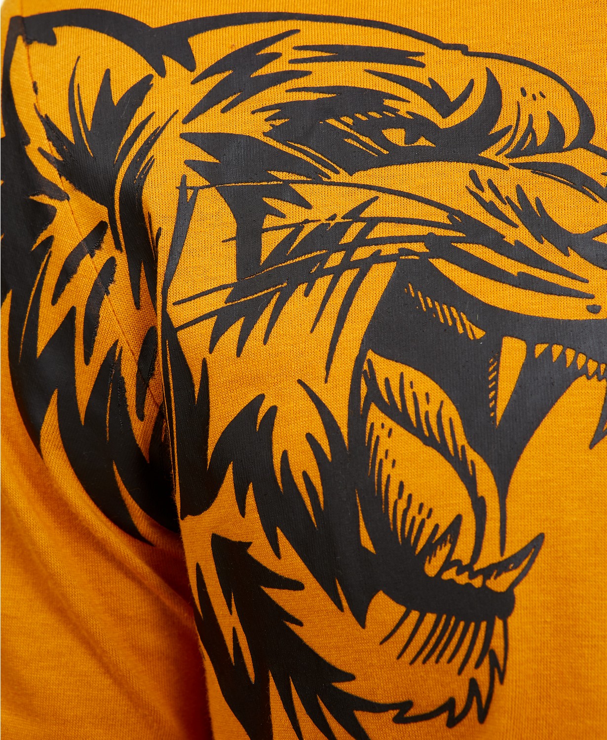 Camiseta masculina Dual Tiger da INC International Concepts, amarela, tamanho grande