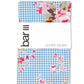 Lenço de bolso xadrez Blossom masculino Bar III, tamanho azul marinho, regular