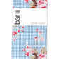 Lenço de bolso xadrez Blossom masculino Bar III, tamanho azul marinho, regular