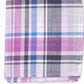 Lenço de bolso xadrez Owens masculino Bar III roxo tamanho regular