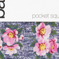 Lenço de bolso floral Landell masculino Bar III rosa tamanho regular