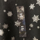 Karen Scott Blusa Feminina Snowy Glory Gola Alta Preto Profundo Tamanho Extra Grande