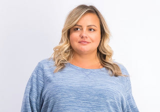 Karen Scott Blusa Plus Size Feminina de Microfleece Marmorizada Preta Tamanho Extra Grande