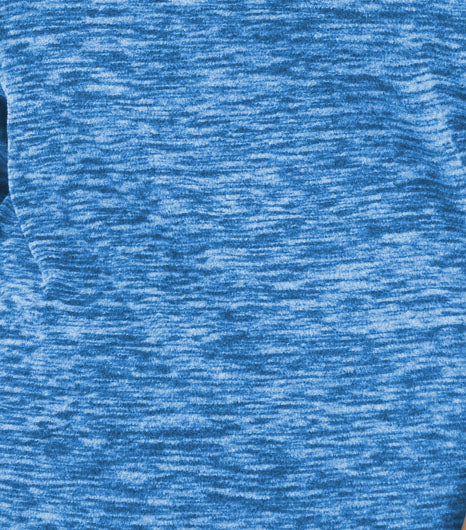 Karen Scott Blusa Plus Size Feminina Microfleece Marmorizada Azul-petróleo Tamanho 1X