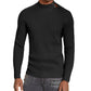 Suéter masculino com gola canelada e botões da INC International Concepts, preto, tamanho XX-G