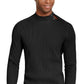 Suéter masculino com gola canelada e botões da INC International Concepts, preto, tamanho XX-G