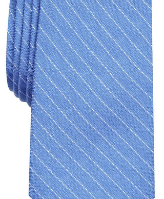 Gravata listrada masculina Alfani preta tamanho regular