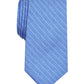 Gravata listrada masculina Alfani azul escuro tamanho regular