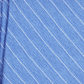 Gravata listrada masculina Alfani azul escuro tamanho regular