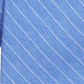 Gravata listrada masculina Alfani azul escuro tamanho regular