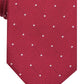Gravata Alfani Masculina com Bolinhas Geométricas Vermelha Tamanho Regular