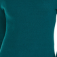 Suéter feminino de gola alta canelada estilo &amp; co, verde, tamanho extra grande