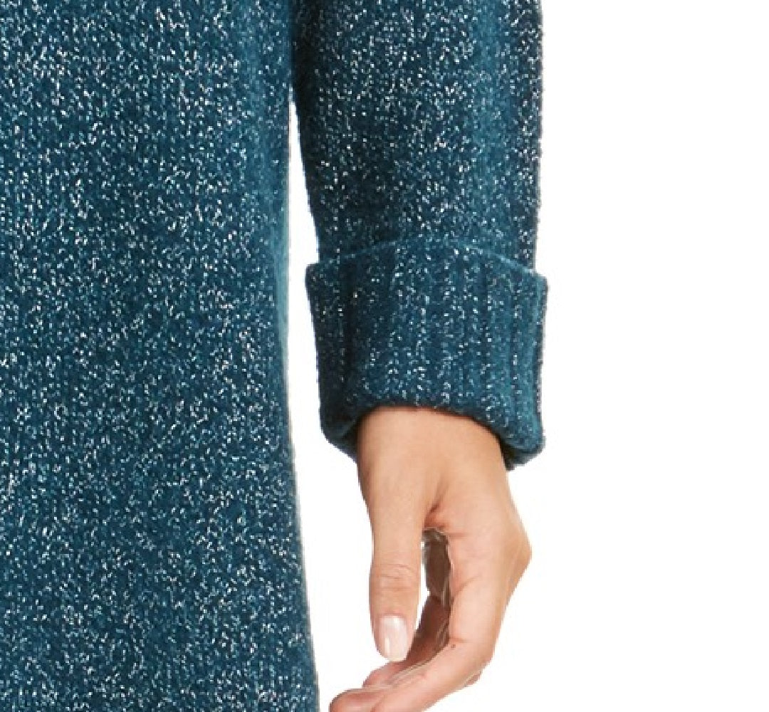 Suéter túnica feminino Fair Isle da Style &amp; Co, verde, tamanho grande