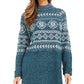 Suéter túnica feminino Fair Isle da Style &amp; Co, verde, tamanho extra grande