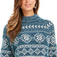 Suéter túnica feminino Fair Isle Fi Dark Kale da Style &amp; Co
