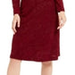 Vestido Alfani Feminino Tonal Twist-Waist Vermelho Tamanho P