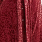 Vestido-camisa feminino Alfani Velvet Burnout com cinto, marrom, tamanho 8