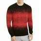 Suéter masculino Alfani Ombre Rib Crewneck Vermelho Tamanho XX-G