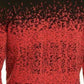 Suéter masculino Alfani Ombre Rib Crewneck Vermelho Tamanho XX-G