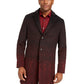 Jaqueta masculina Alfani Ombre Herringbone preta tamanho P