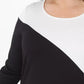 Túnica Alfani Plus Size Colorblock Feminina Preta Tamanho 1X