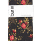 Lenço de bolso masculino Bar III Painted Poppy preto tamanho regular