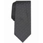 Gravata Alfani Masculina Slim Geometric Grid Azul Tamanho Regular
