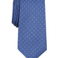 Gravata Alfani Slim Grid Masculina Azul Tamanho Regular