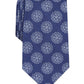 Gravata Medalhão Masculina Tasso Elba Azul Tamanho Regular