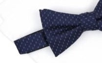 Conjunto de gravata borboleta e lenço de bolso liso Alfani masculino, tamanho regular, azul