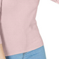 Suéter feminino Maison Jules com gola redonda e manga 3/4, rosa, tamanho extra pequeno