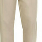 Calça masculina Attack Life By Greg Norman 5 Iron Pro-Tech bege tamanho 34x32