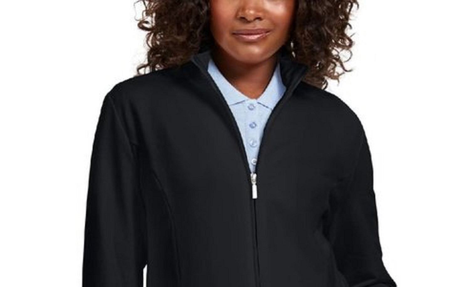 Jaqueta Karen Scott Plus Size French Terry Feminina Preta Tamanho XX-G