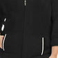 Jaqueta Karen Scott Plus Size French Terry Feminina Preta Tamanho O-S