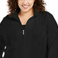 Jaqueta Karen Scott Plus Size French Terry Feminina Preta Tamanho 2 GG
