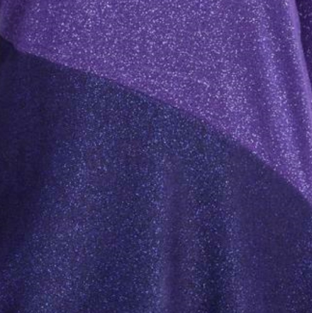 Suéter assimétrico metálico feminino Alfani, roxo, tamanho pequeno