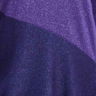 Suéter assimétrico metálico feminino Alfani, roxo, tamanho pequeno