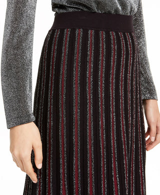 Saia suéter plissada feminina Alfani preta tamanho pequeno