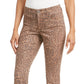 Calça jeans skinny estampada feminina Style &amp; Co Curvy-Fit, tamanho 4, dourada