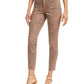 Calça jeans skinny estampada feminina Style &amp; Co Curvy-Fit marrom tamanho 6