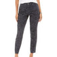 Calça jeans skinny estampada feminina Style &amp; Co Curvy-Fit cinza tamanho 4