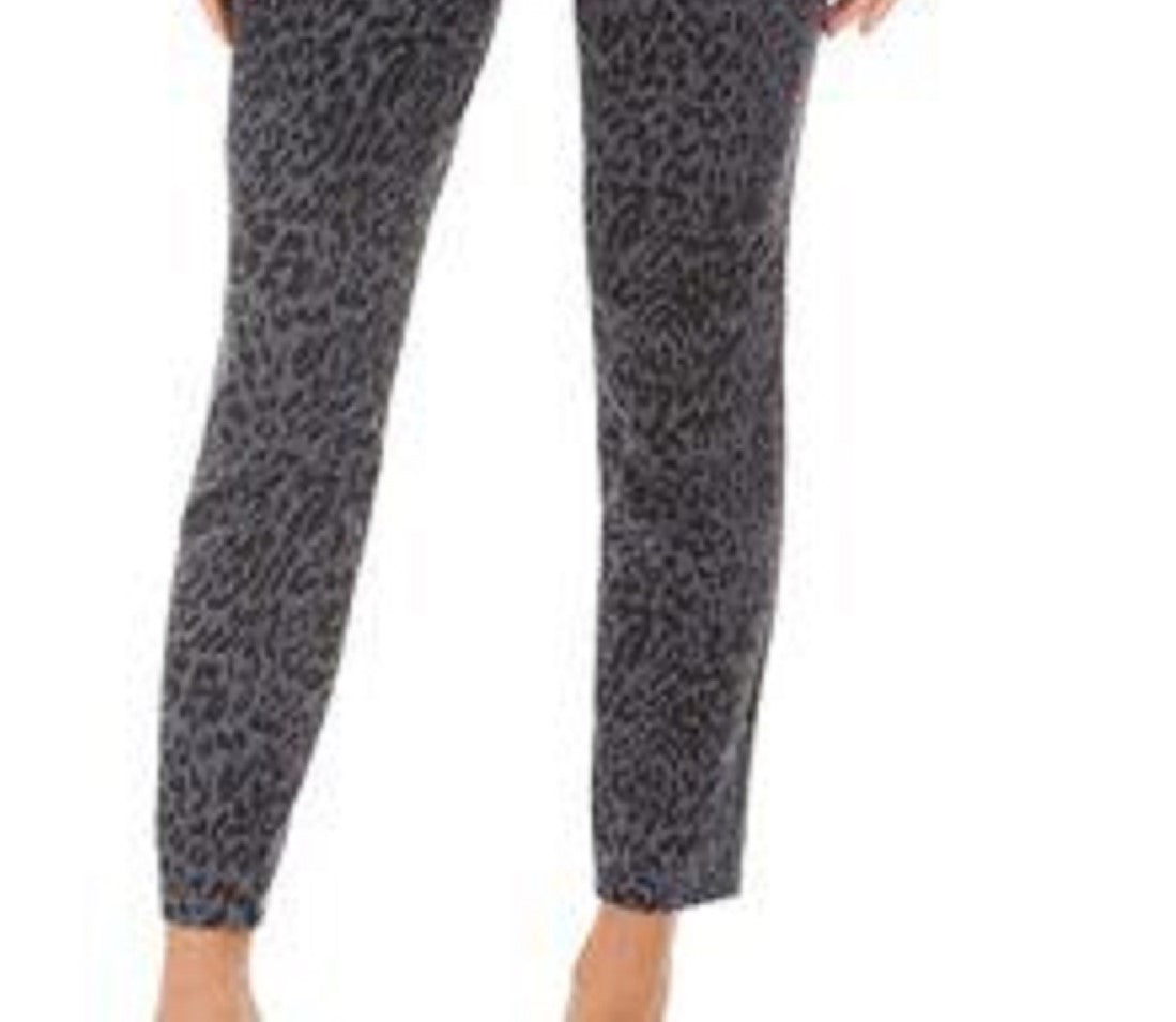 Calça jeans skinny estampada feminina Style &amp; Co Curvy-Fit cinza tamanho 4