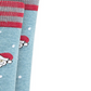 Meias de Papai Noel Masculinas Bar III Azul Tamanho Regular